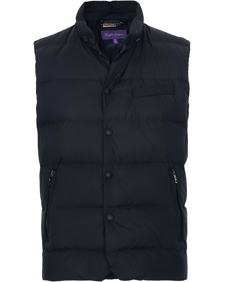 Herren | Jacken | Ralph Lauren Purple Label | Whitwell Matt Nylon Vest Chairman Navy