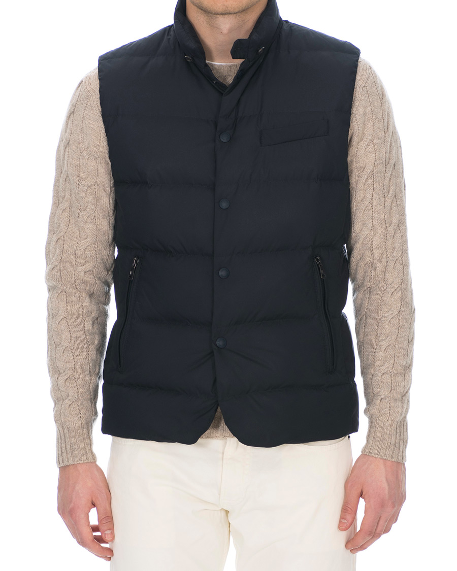 Herren | Jacken | Ralph Lauren Purple Label | Whitwell Matt Nylon Vest Chairman Navy