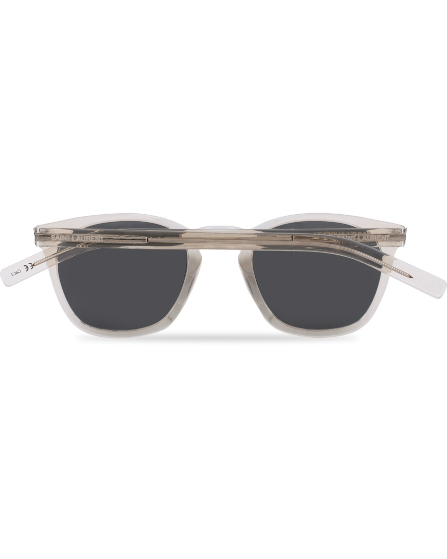 Herren | Sonnenbrillen | Saint Laurent | SL 28 Sunglasses Beige/Silver