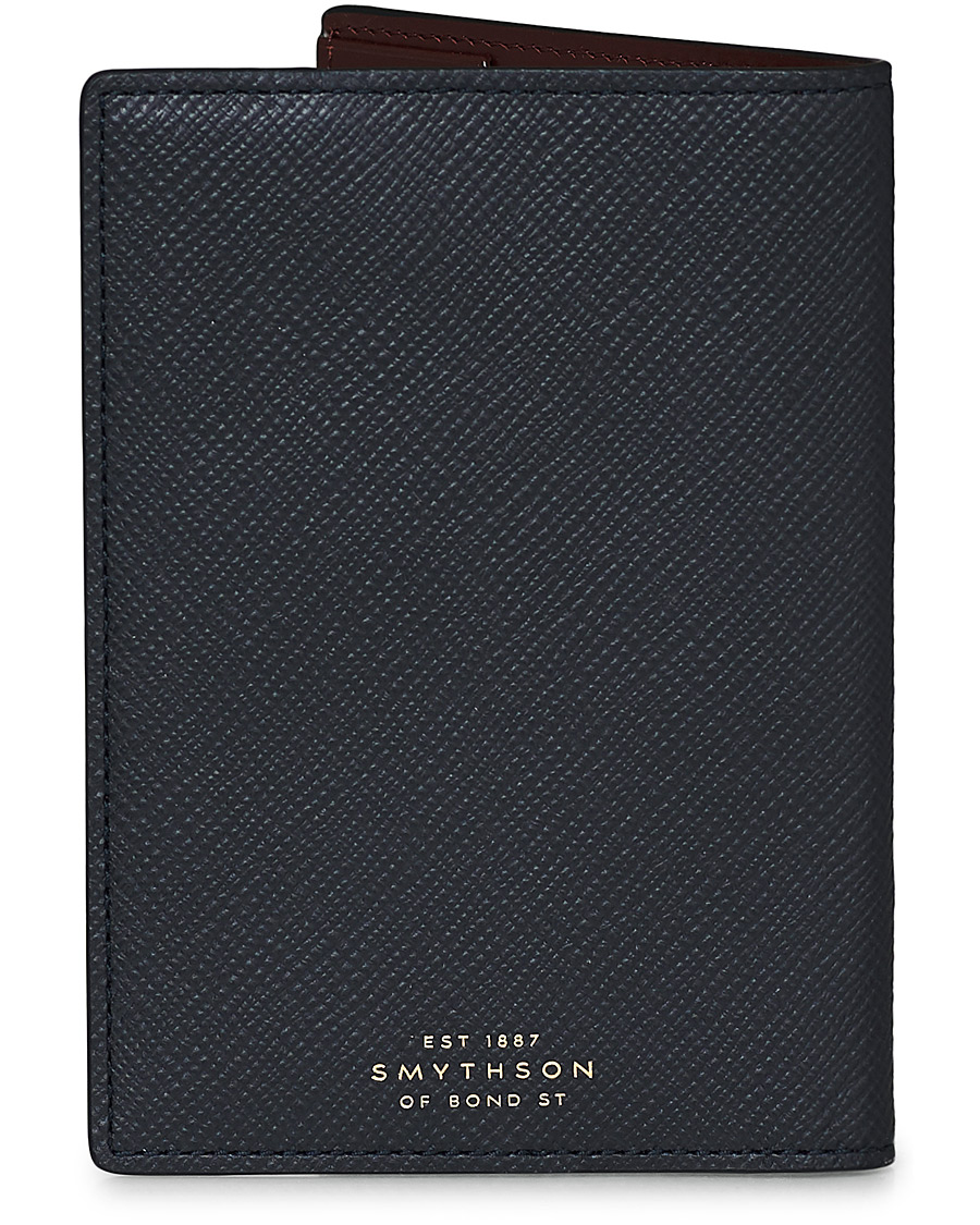 Herren | Smythson Panama Passport Cover Navy | Smythson | Panama Passport Cover Navy