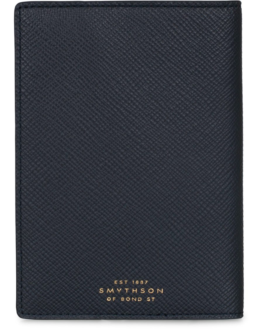 Herren | Smythson Panama Passport Cover Navy | Smythson | Panama Passport Cover Navy