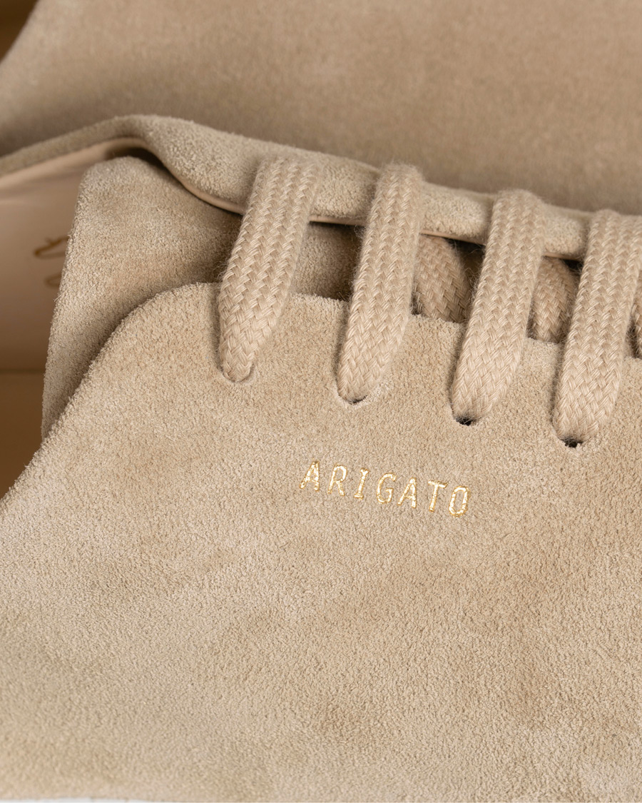 Herren | Axel Arigato Cap Toe Sneaker Beige Suede | Axel Arigato | Cap Toe Sneaker Beige Suede