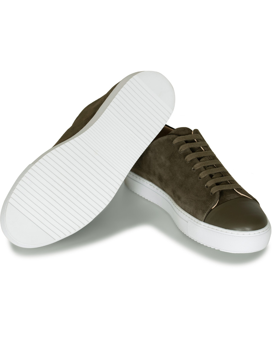Herren | Axel Arigato Cap Toe Sneaker Military Green Suede | Axel Arigato | Cap Toe Sneaker Military Green Suede