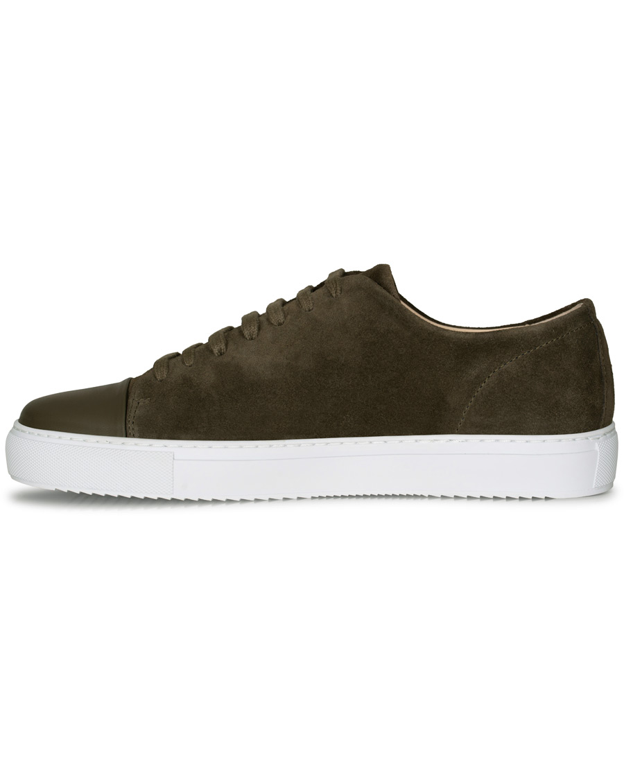 Herren | Axel Arigato Cap Toe Sneaker Military Green Suede | Axel Arigato | Cap Toe Sneaker Military Green Suede