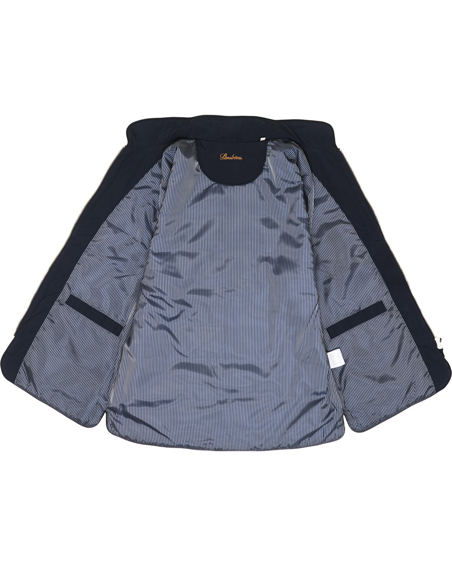 Herren | Jacken | Stenströms | Soft Quilted Nylon Vest Navy