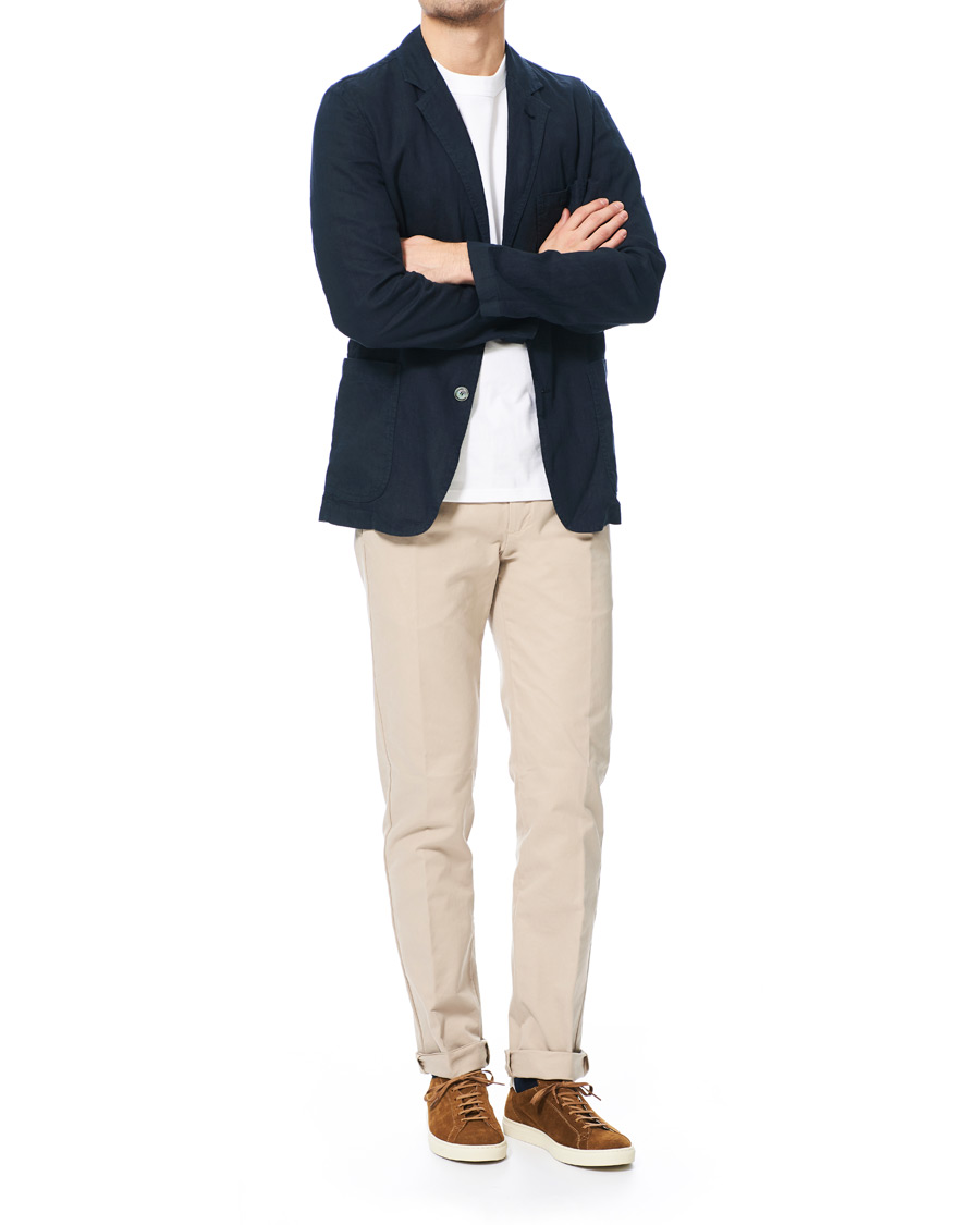 Herren | Sakkos | Aspesi | Samuraki Linen Blazer Navy