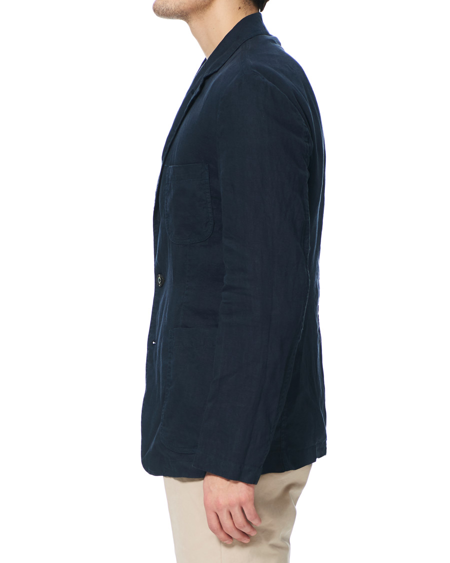 Herren | Sakkos | Aspesi | Samuraki Linen Blazer Navy
