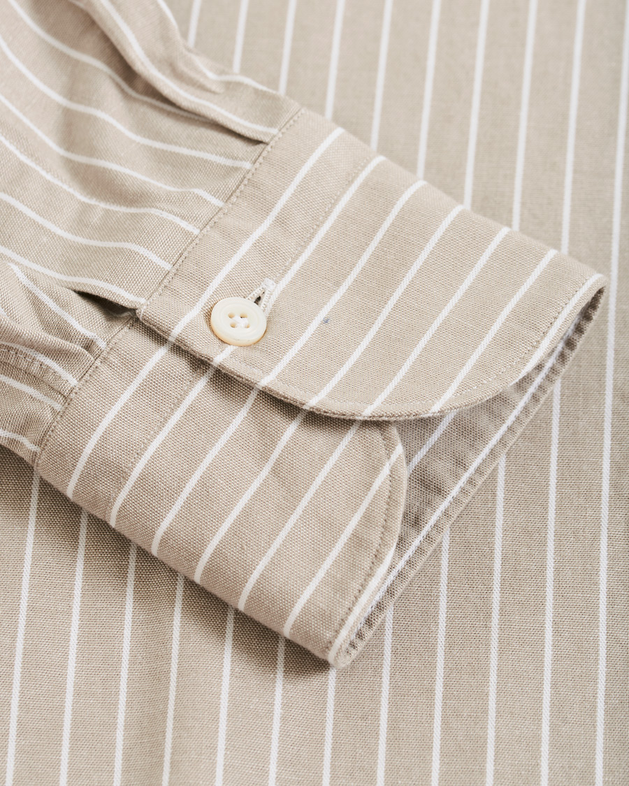 Herren | Hemden | Finamore Napoli | Tokyo Original Chambray Shirt Beige/White