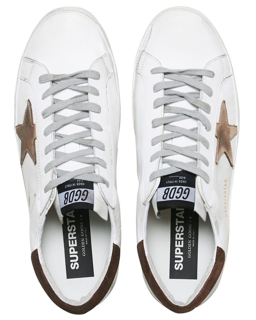 Herren | Golden Goose Deluxe Brand Incense Nabuck Star Superstar Sneaker White Calf | Golden Goose | Deluxe Brand Incense Nabuck Star Superstar Sneaker White Calf