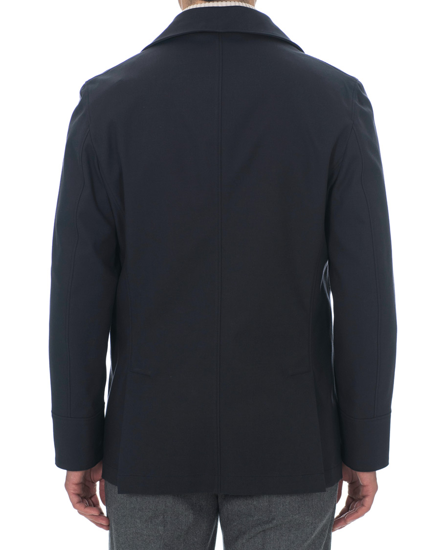 Herren | Jacken | Brunello Cucinelli | Double Crepe Cotton Coat Dark Navy