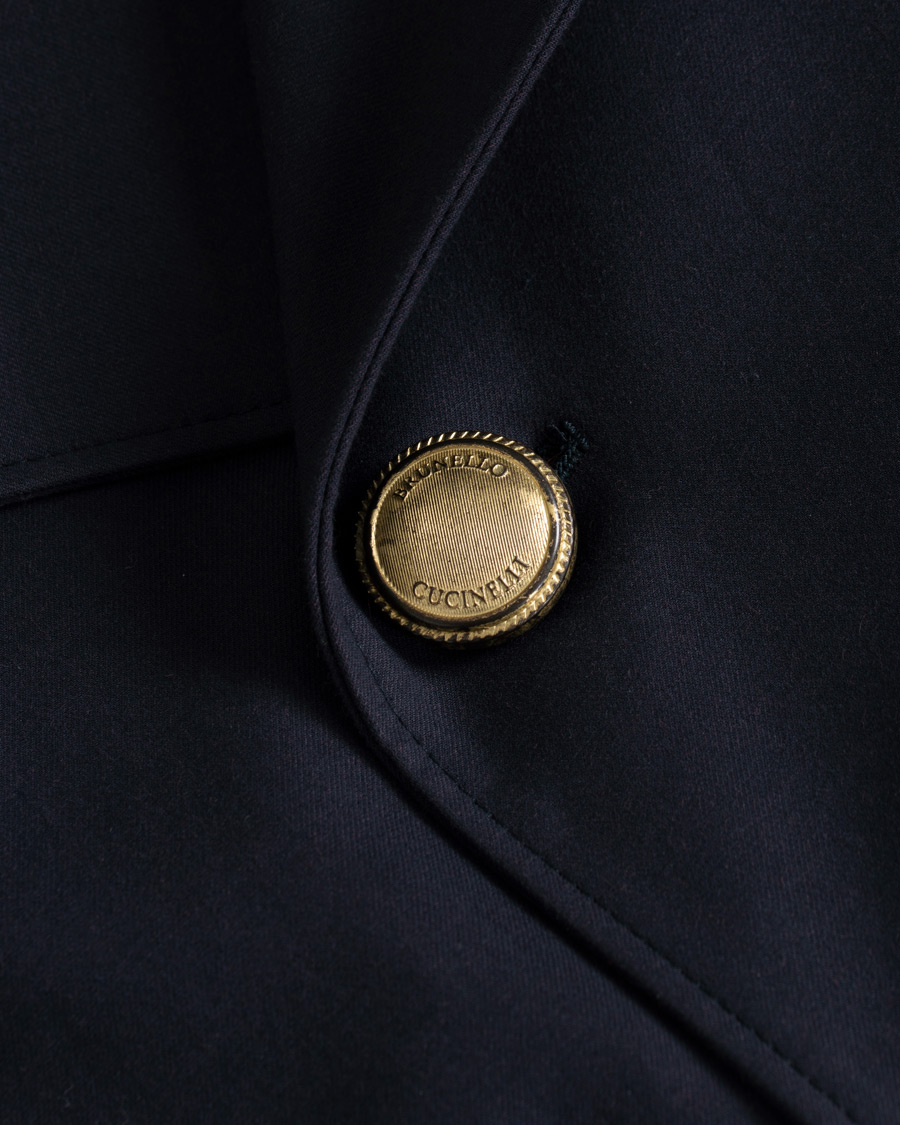 Herren | Jacken | Brunello Cucinelli | Double Crepe Cotton Coat Dark Navy