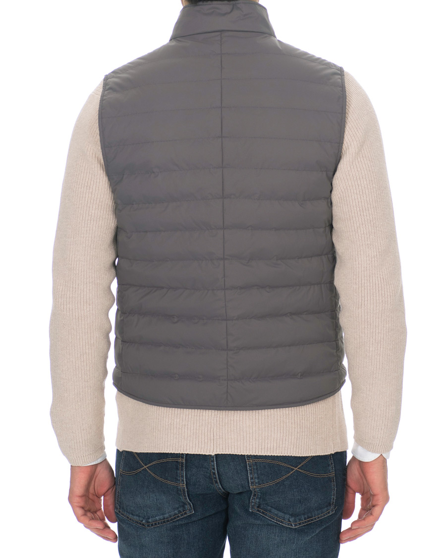 Herren | Jacken | Brunello Cucinelli | Matte Nylon Try-Layer Gilet Dark Grey