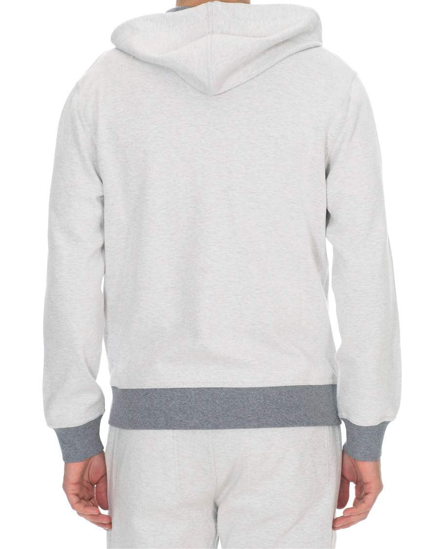 Herren | Pullover | Brunello Cucinelli | Super Light Cotton Full Zip Hoodie Light Beige