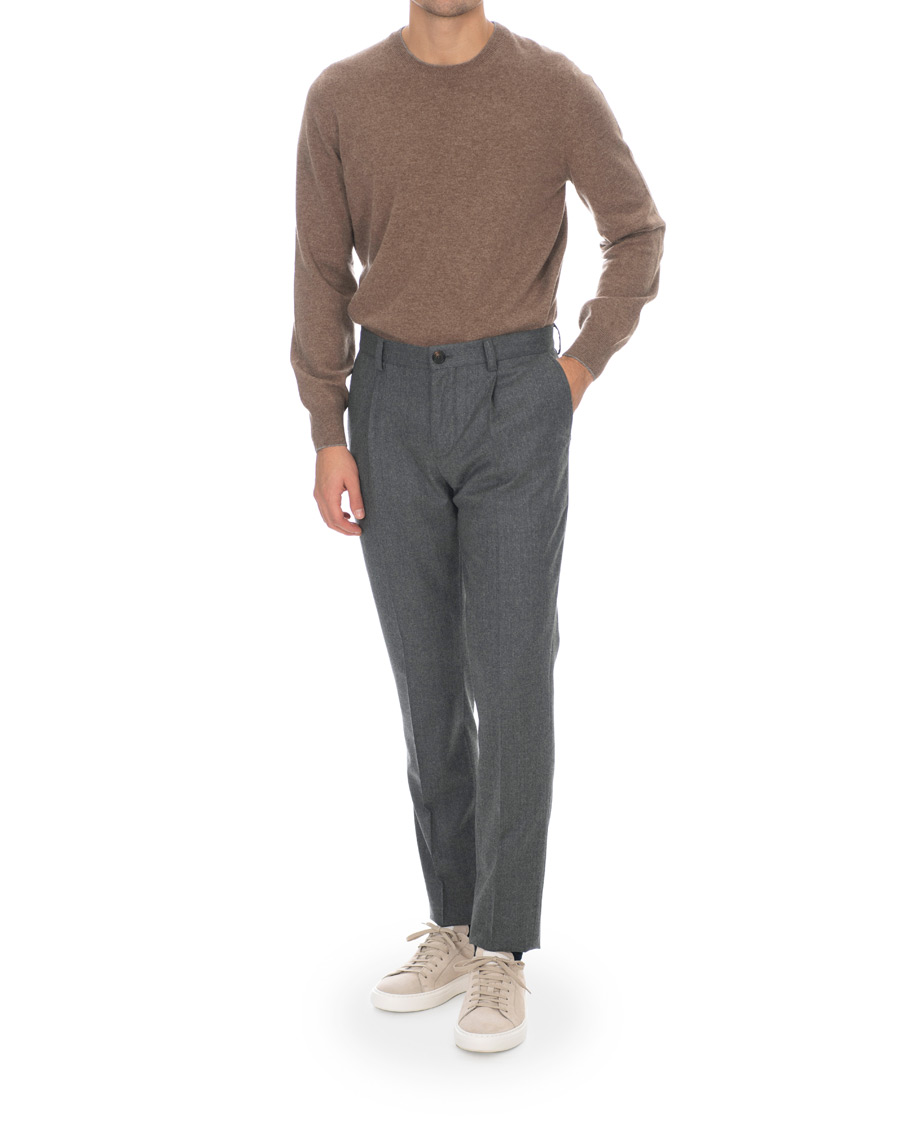 Herren | Brunello Cucinelli Classic Sneakers Light Grey Suede | Brunello Cucinelli | Classic Sneakers Light Grey Suede