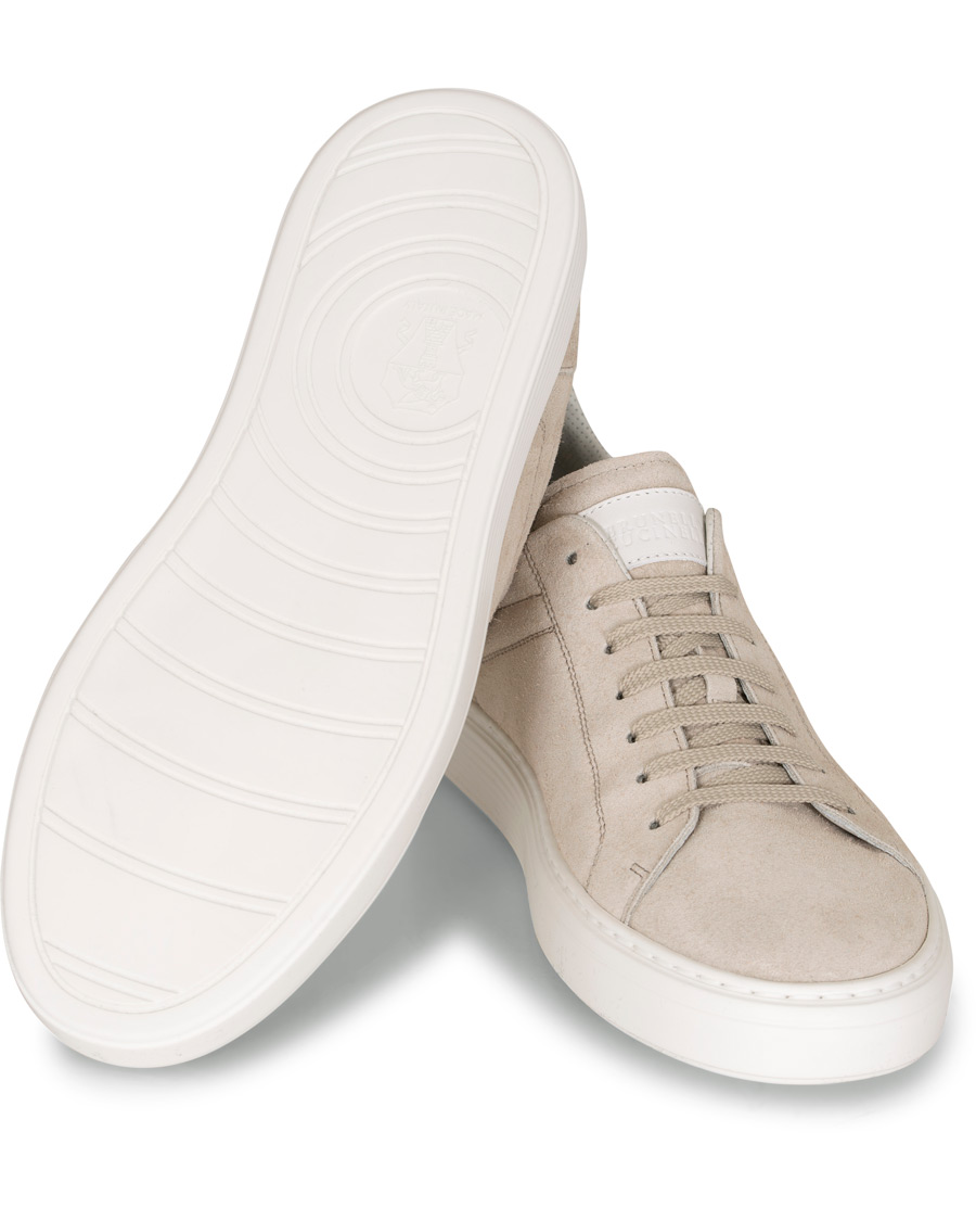 Herren | Brunello Cucinelli Classic Sneakers Light Grey Suede | Brunello Cucinelli | Classic Sneakers Light Grey Suede