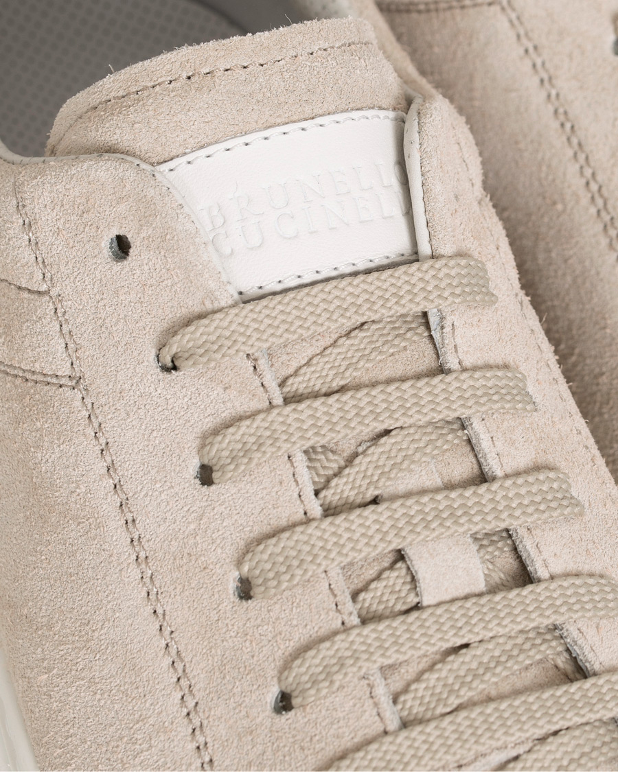 Herren | Brunello Cucinelli Classic Sneakers Light Grey Suede | Brunello Cucinelli | Classic Sneakers Light Grey Suede