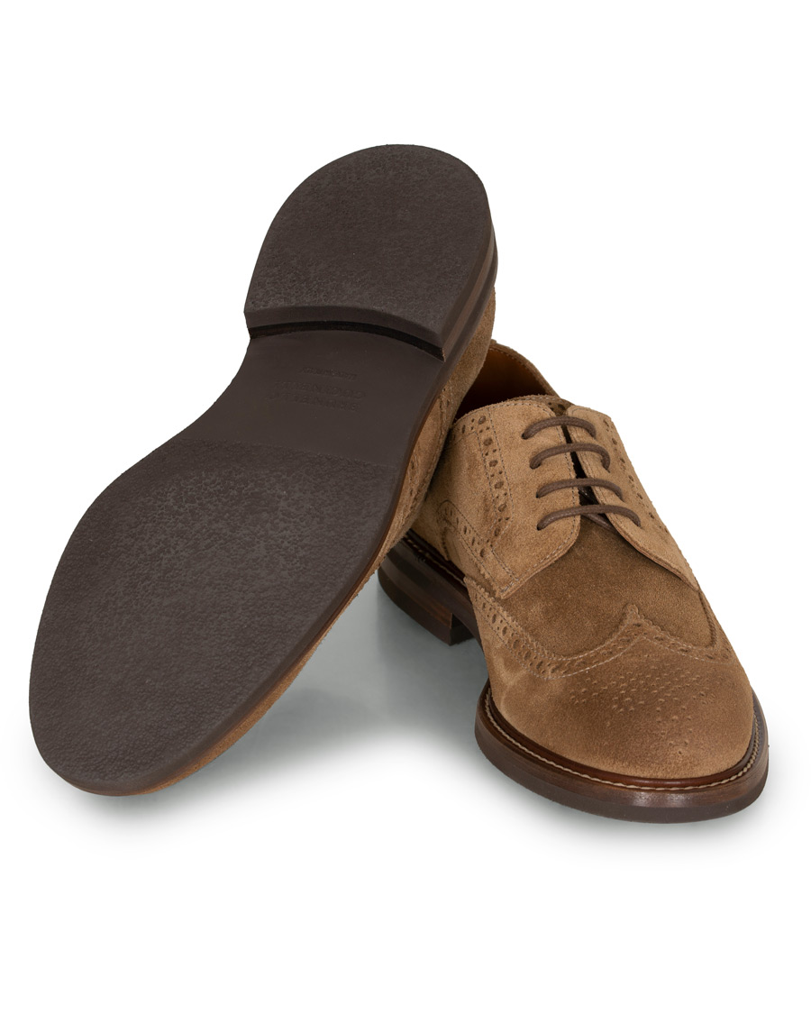 Herren | Brunello Cucinelli Wingtip Brogues Brown Suede | Brunello Cucinelli | Wingtip Brogues Brown Suede