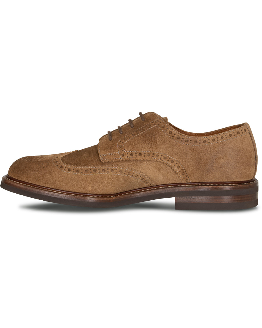 Herren | Brunello Cucinelli Wingtip Brogues Brown Suede | Brunello Cucinelli | Wingtip Brogues Brown Suede
