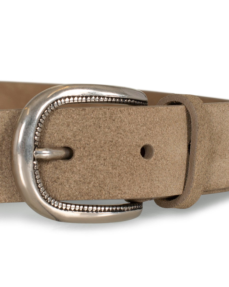 Herren | Brunello Cucinelli 3 cm Belt Brown Suede | Brunello Cucinelli | 3 cm Belt Brown Suede