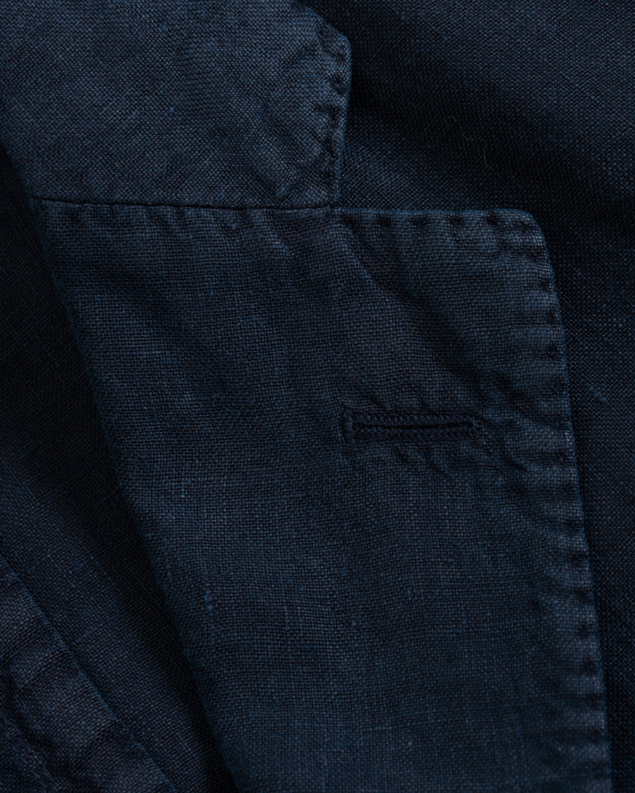 Herren | Sakkos | Boglioli | K Jacket Linen Blazer Dark Blue