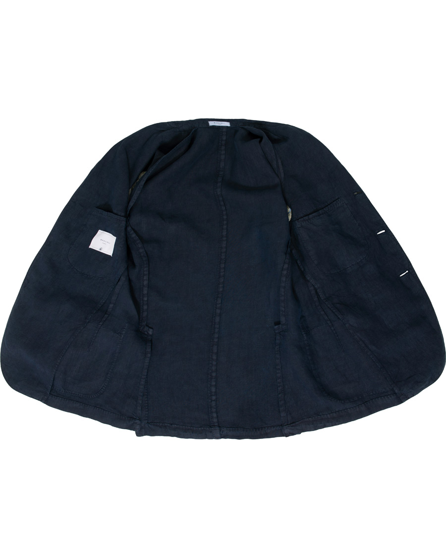 Herren | Sakkos | Boglioli | K Jacket Linen Blazer Dark Blue