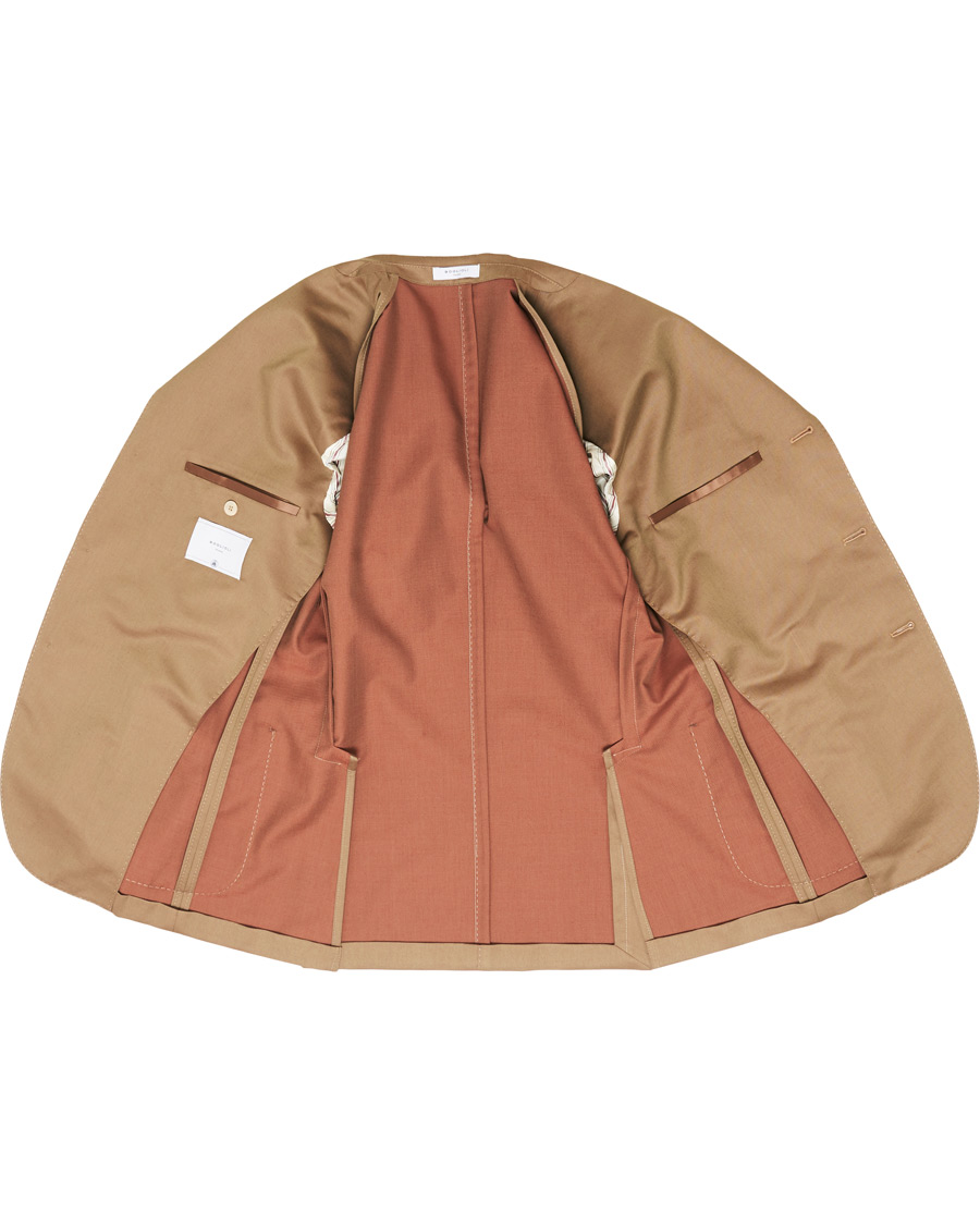 Herren | Anzüge | Boglioli | K Jacket Patch Pocket Wool Blend Suit Tobacco