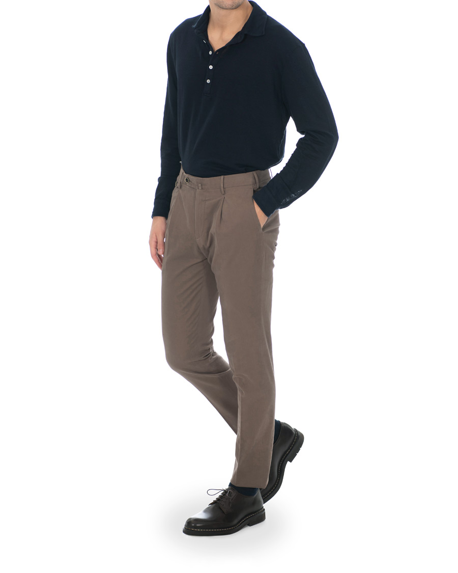 Herren | Pullover | Massimo Alba | Raya Long Sleeve Polo Navy