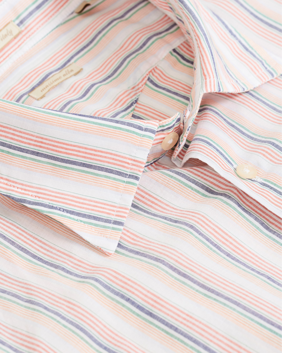 Herren | Hemden | Massimo Alba | Malibu Short Sleeve Shirt Mandarino