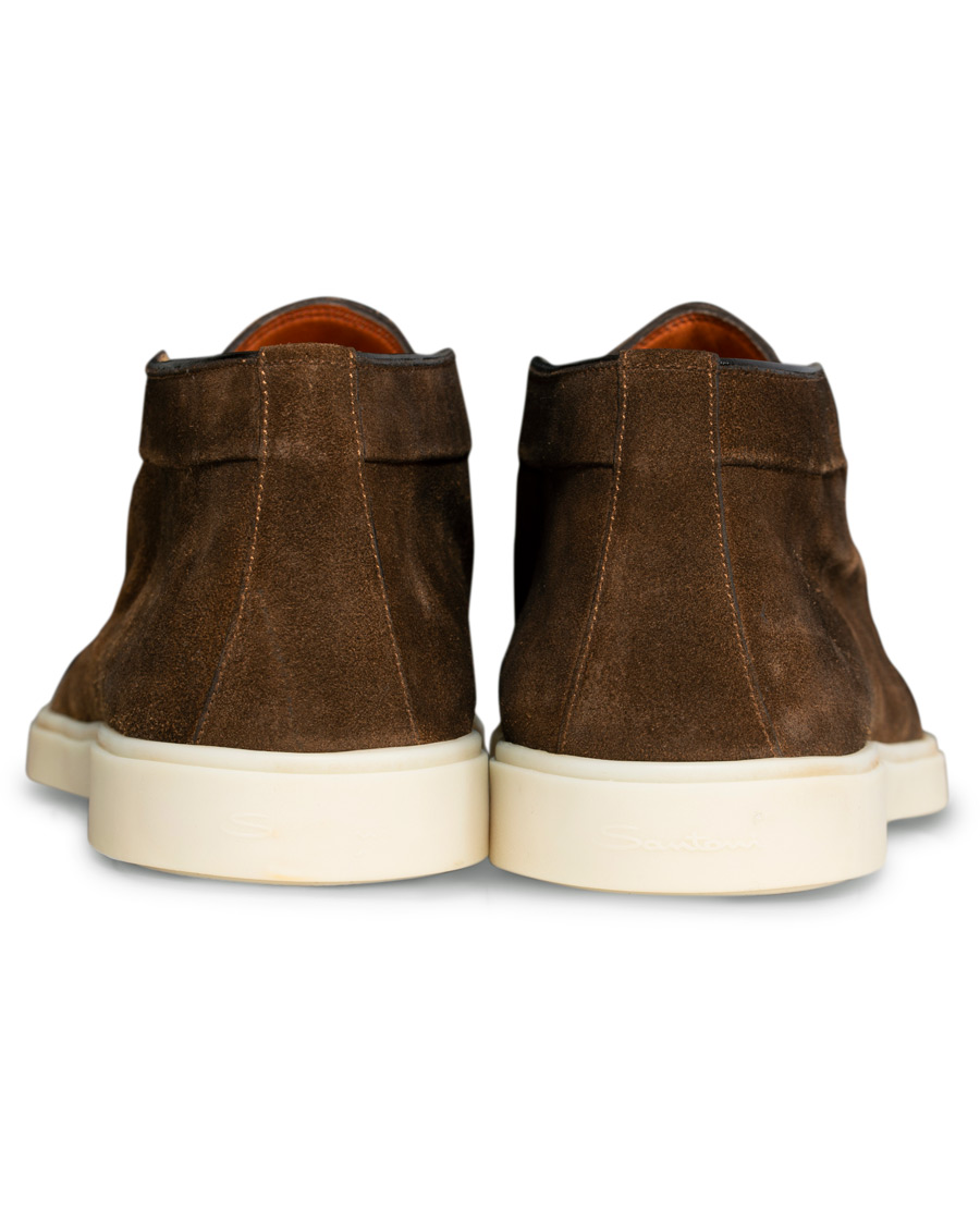 Herren | Santoni Yalta Summer Loafer Brown Suede | Santoni | Yalta Summer Loafer Brown Suede