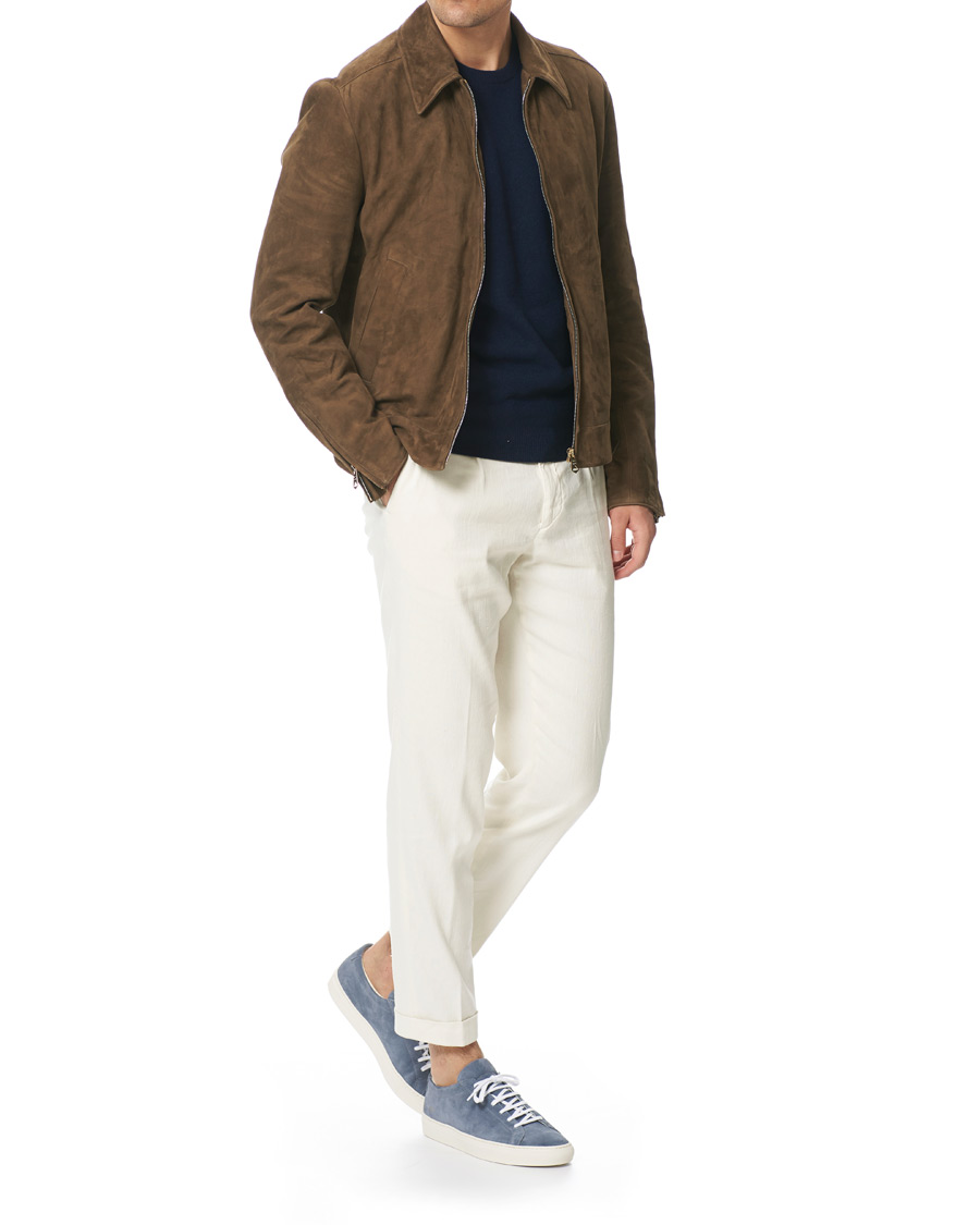 Herren | Common Projects Original Achilles Sneakers Blue Suede | Common Projects | Original Achilles Sneakers Blue Suede