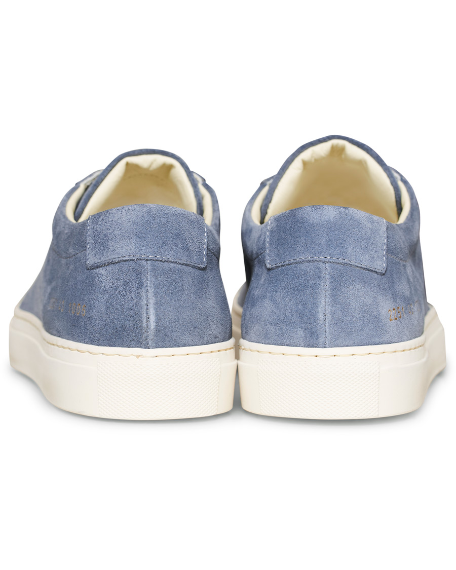 Herren | Common Projects Original Achilles Sneakers Blue Suede | Common Projects | Original Achilles Sneakers Blue Suede