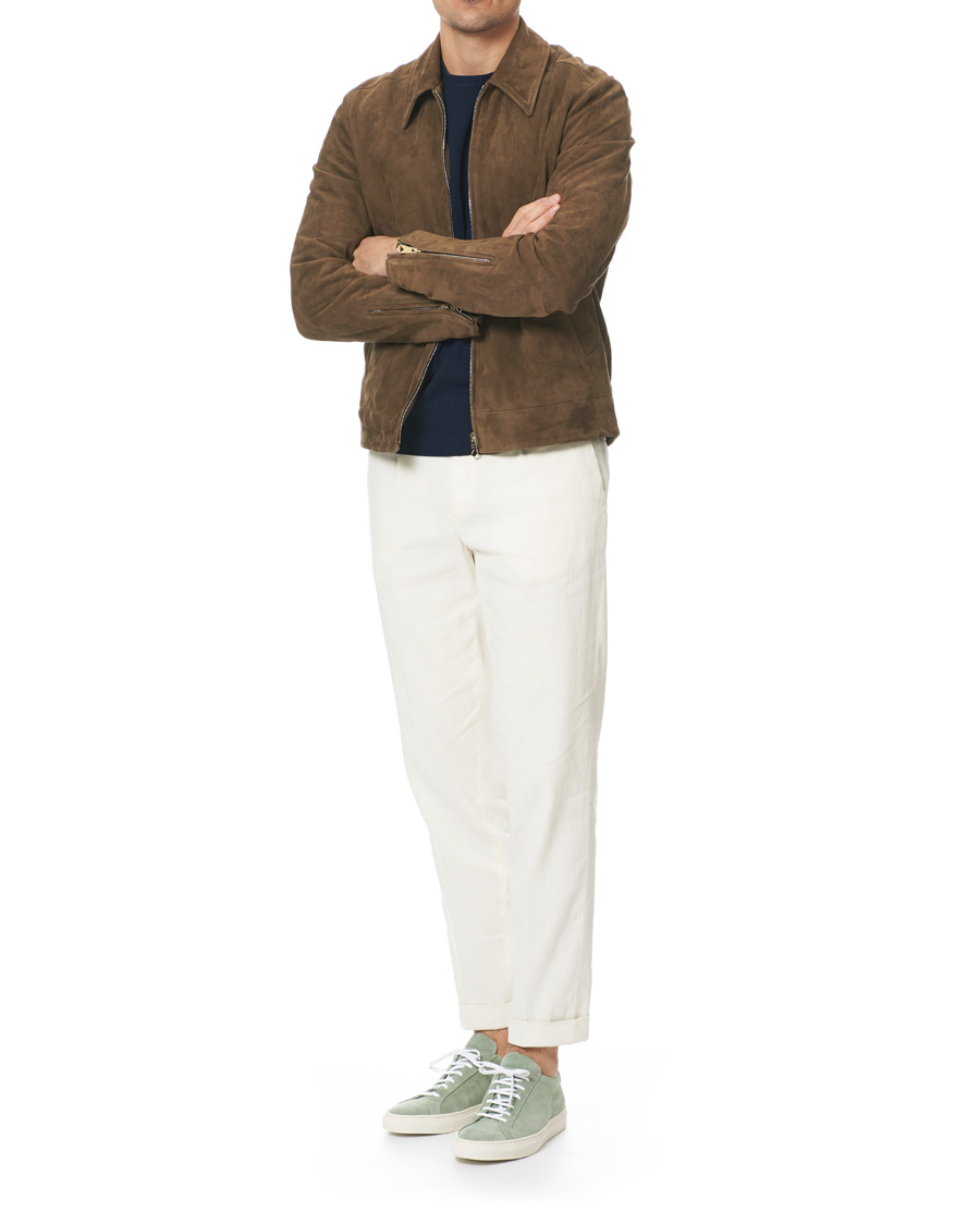 Herren | Common Projects Original Achilles Sneakers Green Suede | Common Projects | Original Achilles Sneakers Green Suede