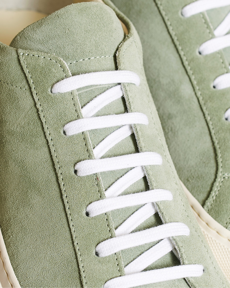 Herren | Common Projects Original Achilles Sneakers Green Suede | Common Projects | Original Achilles Sneakers Green Suede