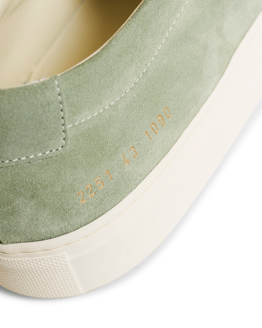 Herren | Common Projects Original Achilles Sneakers Green Suede | Common Projects | Original Achilles Sneakers Green Suede