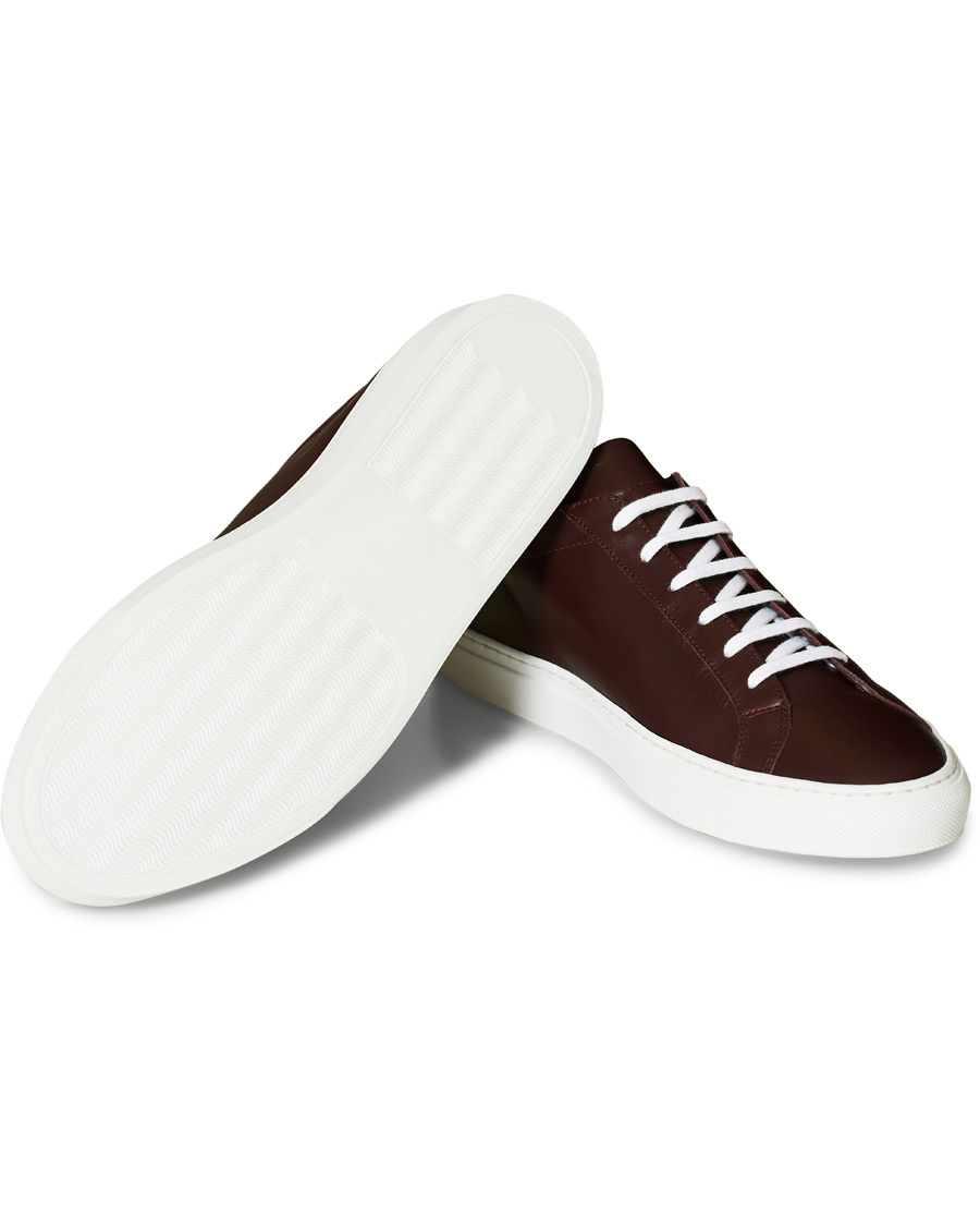Herren | Common Projects Original Achilles Sneakers Bordeaux Calf | Common Projects | Original Achilles Sneakers Bordeaux Calf