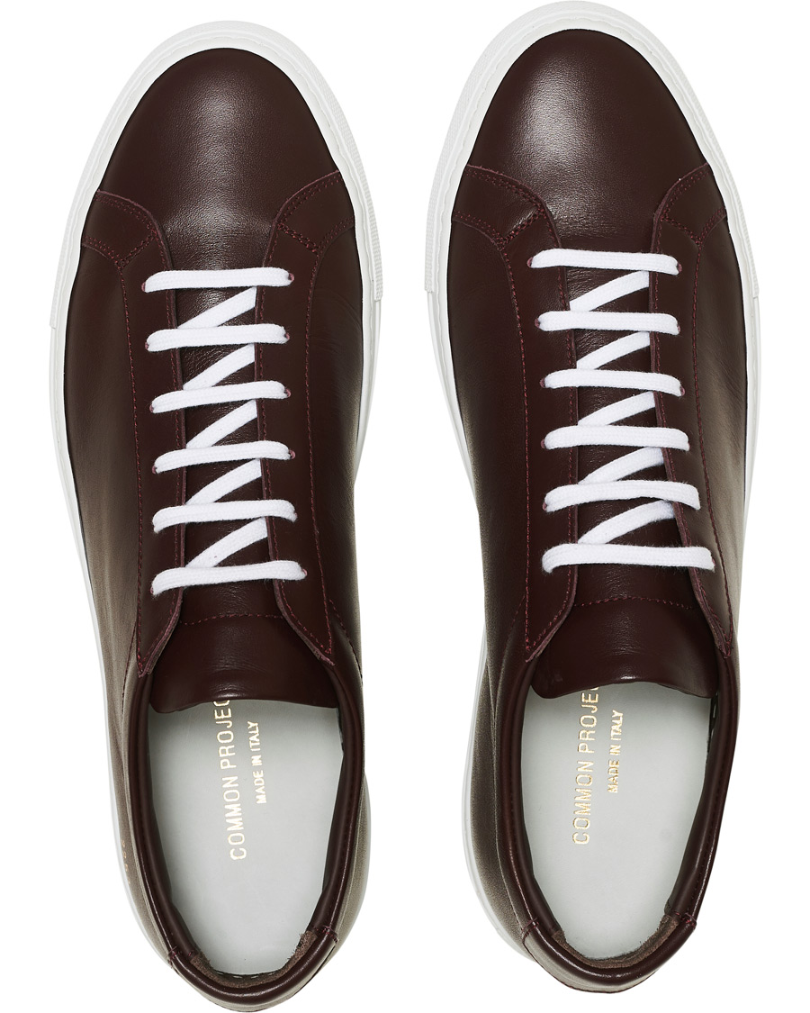 Common Projects Original Achilles Sneakers Bordeaux Calf bei Care of Carl