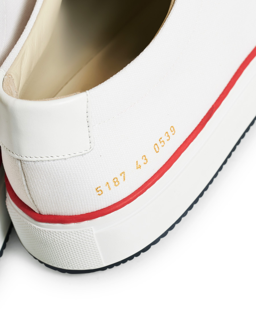 Herren | Common Projects Achilles Sneakers White Canvas | Common Projects | Achilles Sneakers White Canvas