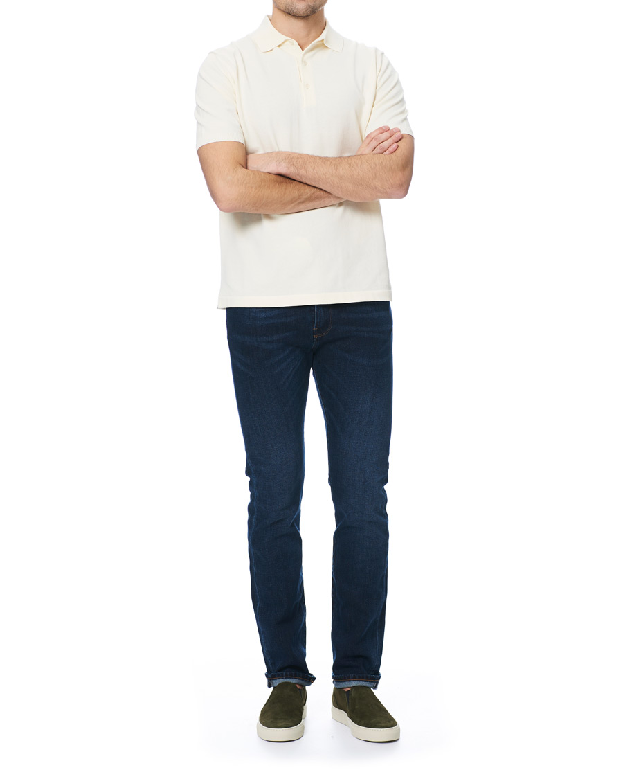 Herren | Poloshirts | Andersen-Andersen | Organic Cotton Short Sleeve Polo Off White