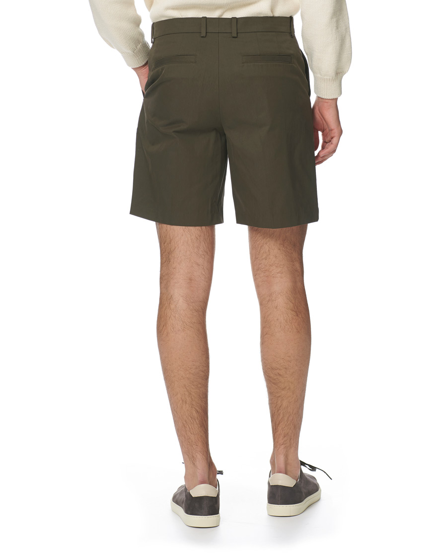 Herren | Shorts | A.P.C. | Terry Gabardine Technique Shorts Kaki Militaire