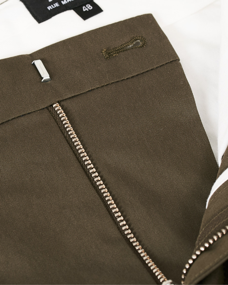Herren | Shorts | A.P.C. | Terry Gabardine Technique Shorts Kaki Militaire