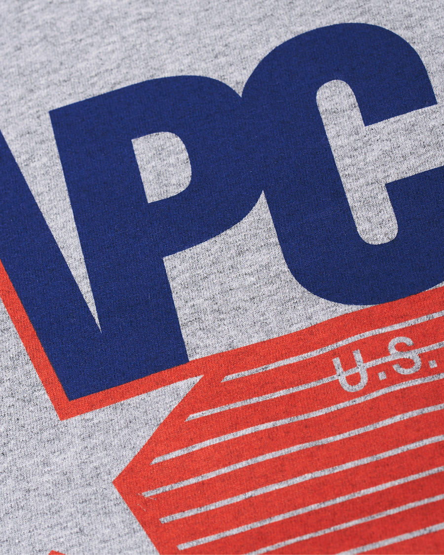 Herren | T-Shirts | A.P.C. | Cornelius US T-shirt Gris Chine