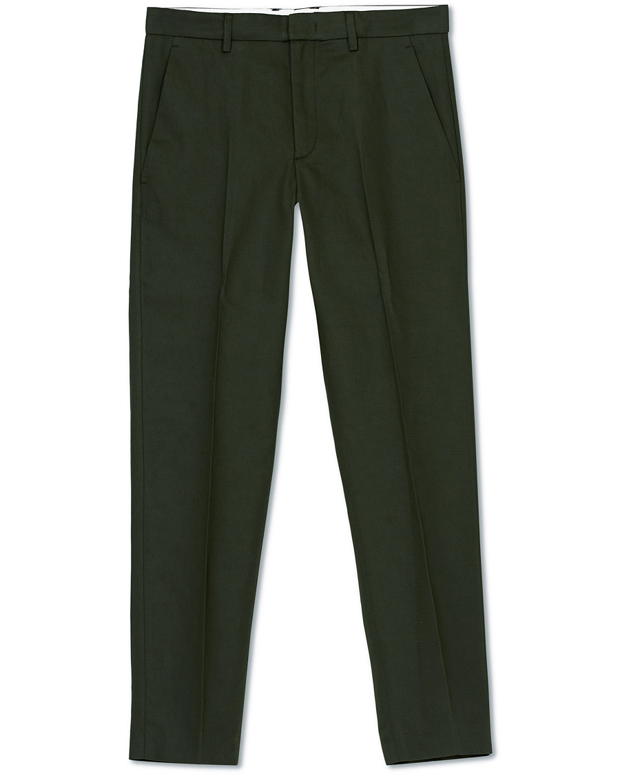 Herren | Hosen | A.P.C. | Rapha Cotton/Linen Gabardine Trousers Kaki Militaire
