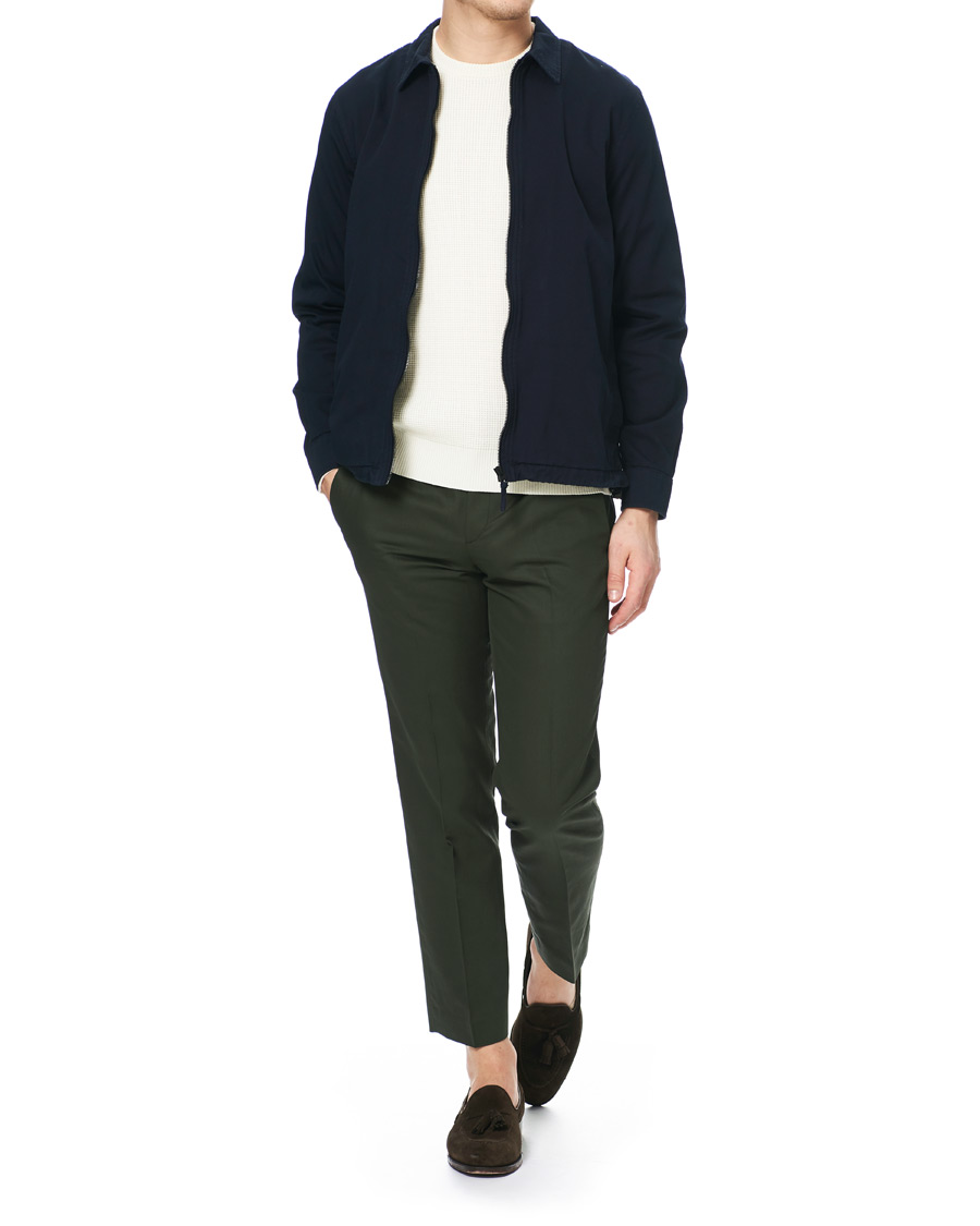 Herren | Hosen | A.P.C. | Rapha Cotton/Linen Gabardine Trousers Kaki Militaire