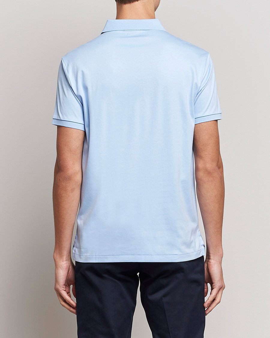 Herren | Poloshirt | Polo Ralph Lauren | Slim Fit Pima Cotton Polo Office Blue