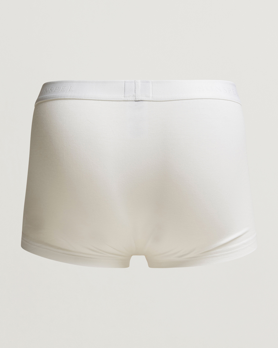 Herren |  | Sunspel | Cotton Stretch Trunk White