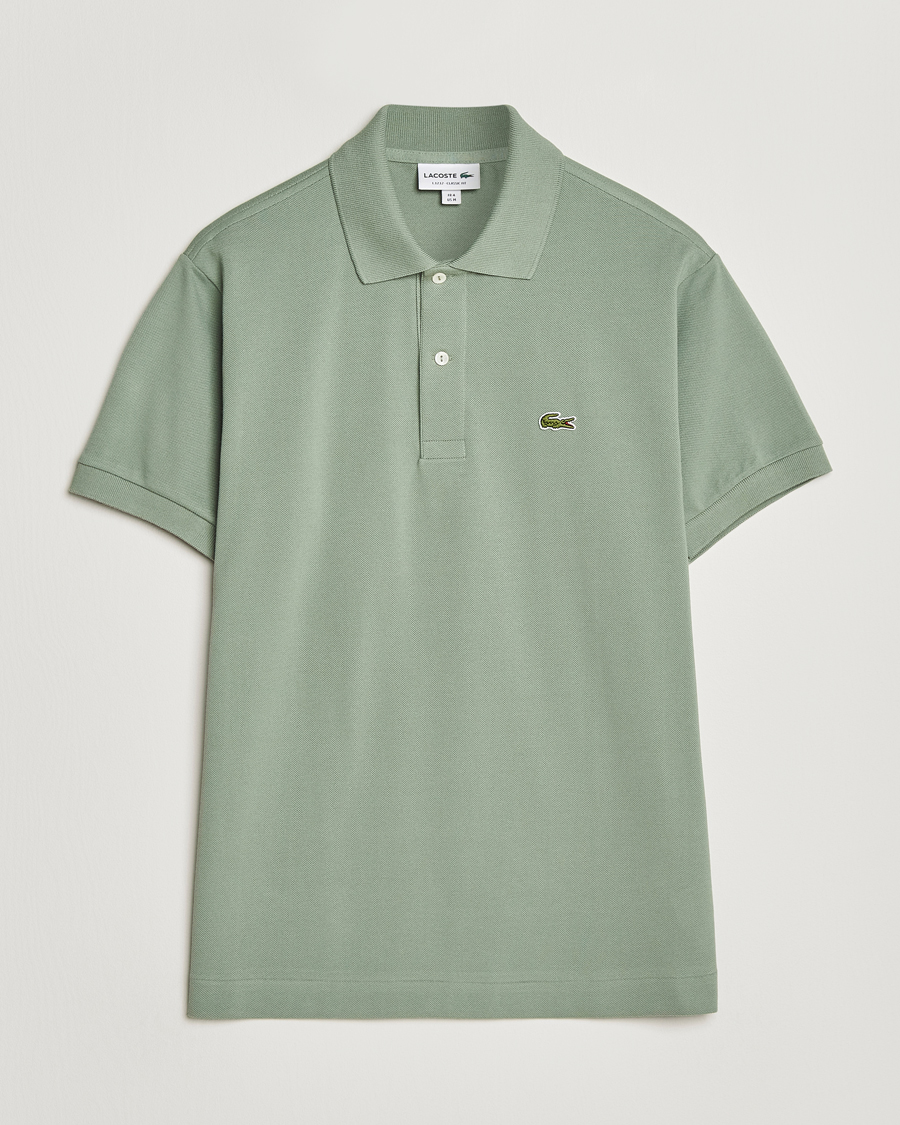 Herren | Poloshirts | Lacoste | Original Polo Piké Thyme Green