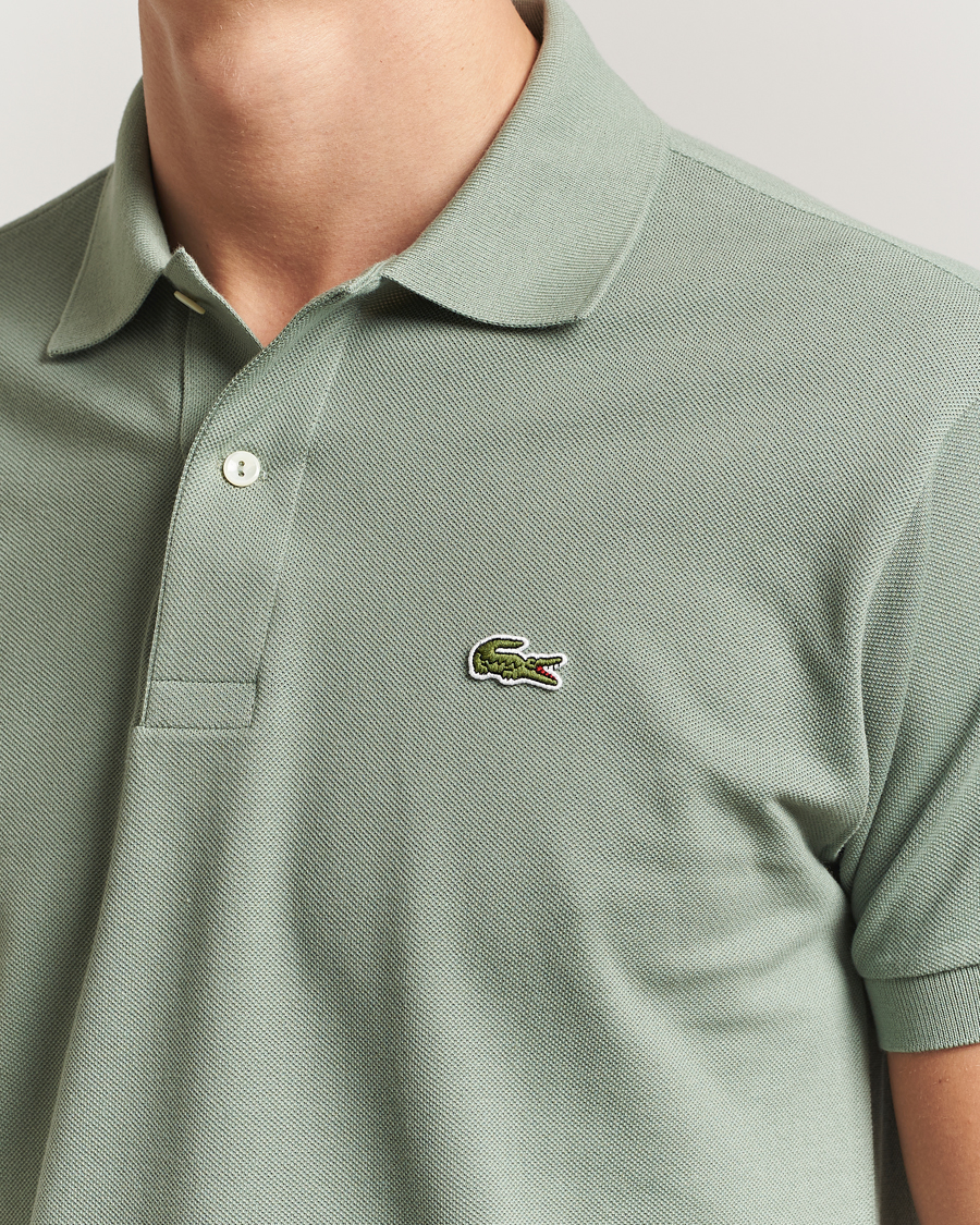 Herren | Poloshirts | Lacoste | Original Polo Piké Thyme Green