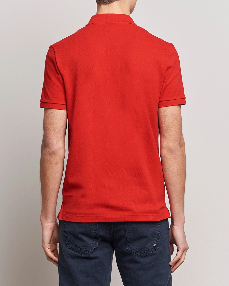 Herren | Preppy Authentic | Lacoste | Slim Fit Polo Piké Red