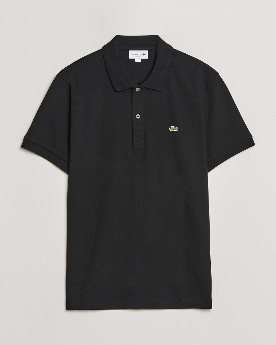 Herren | Poloshirts | Lacoste | Pima Interlock Piké Black