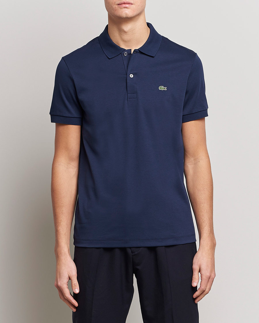 Herren | Poloshirts | Lacoste | Pima Interlock Piké Navy